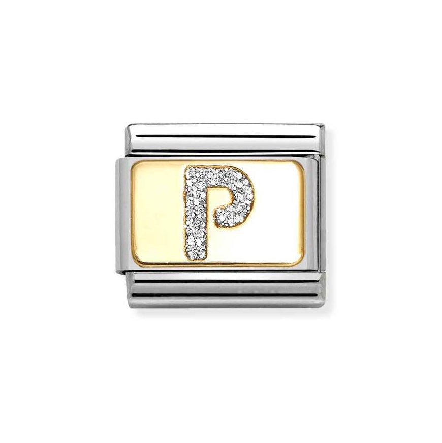 Nomination Classic 18ct Gold and Glitter Letter Initials A - Z Charms - MococoNomination030291/018033497536952Charms