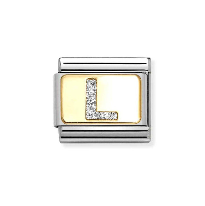 Nomination Classic 18ct Gold and Glitter Letter Initials A - Z Charms - MococoNomination030291/018033497536952Charms