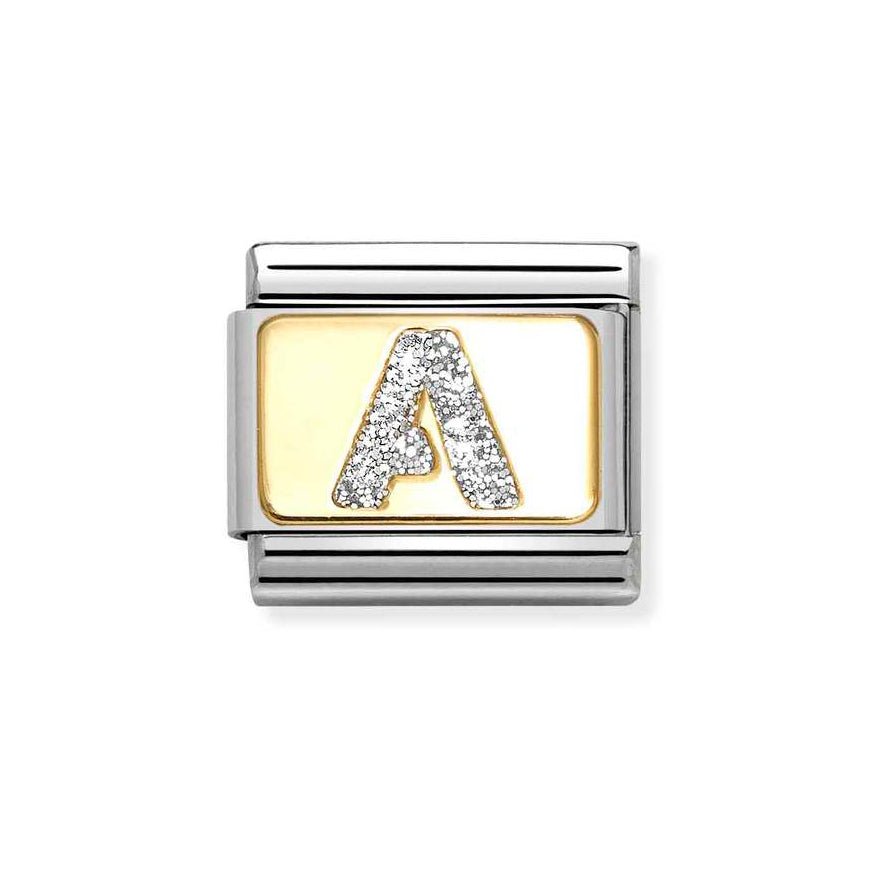Nomination Classic 18ct Gold and Glitter Letter Initials A - Z Charms - MococoNomination030291/018033497536952Charms