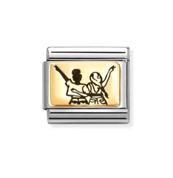 Nomination Classic 18ct Gold Concert Friends Charm - MococoNomination030166/418033497549020Charms and Links