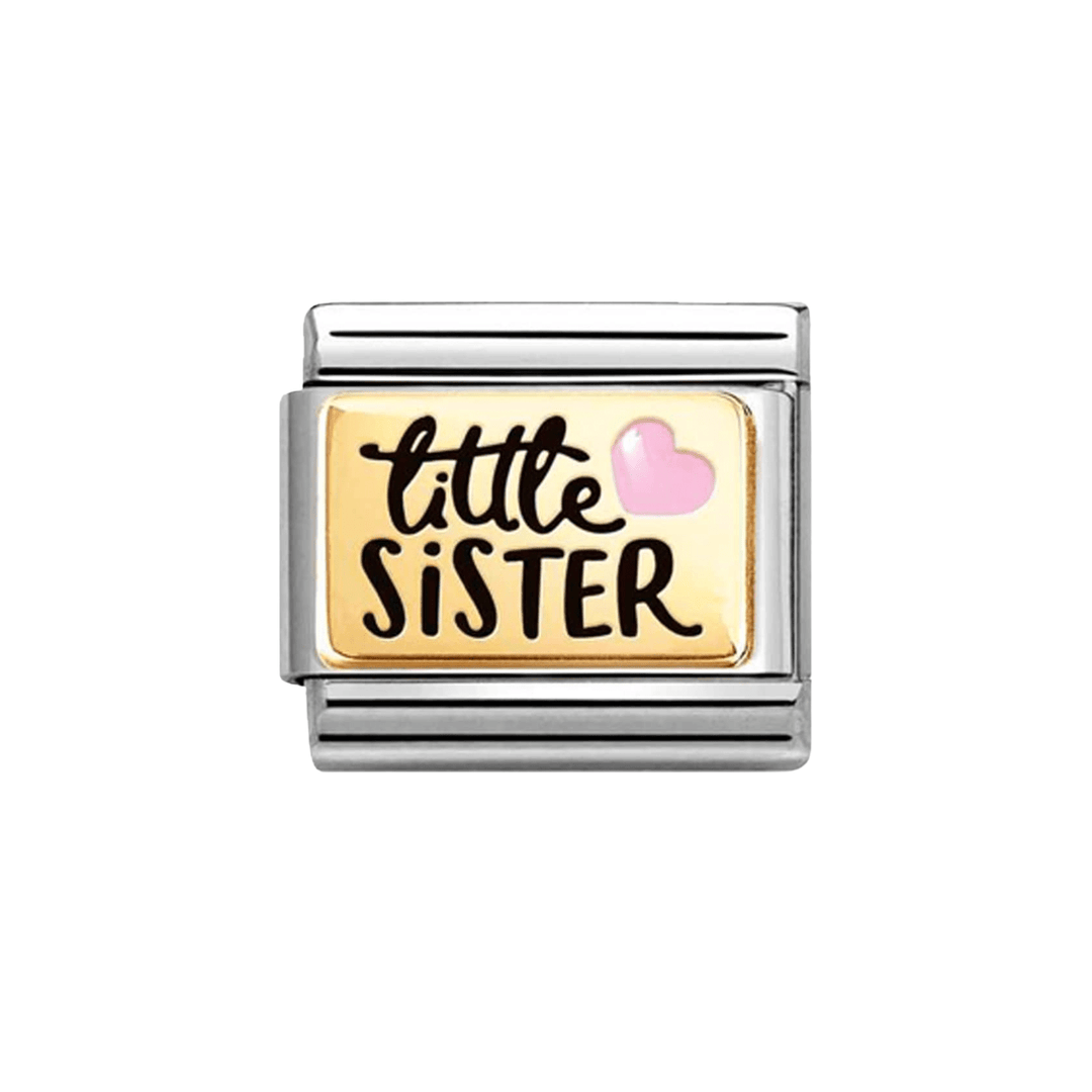 Nomination Classic 18ct Gold Little Sister Charm - MococoNomination030289/068033497549297Charms and Links