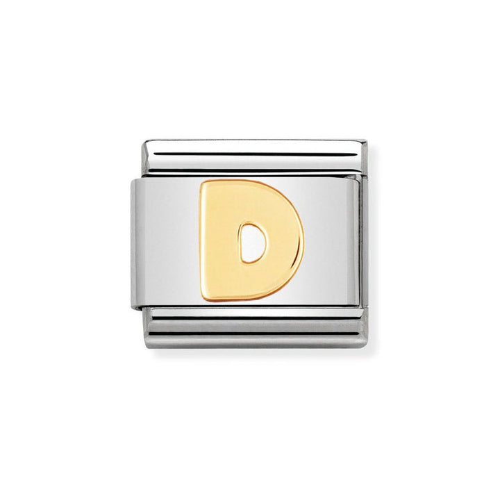 Nomination Classic 18ct Gold Plain Letter Initials A - Z Charms - MococoNomination030101/048033497010100Charms