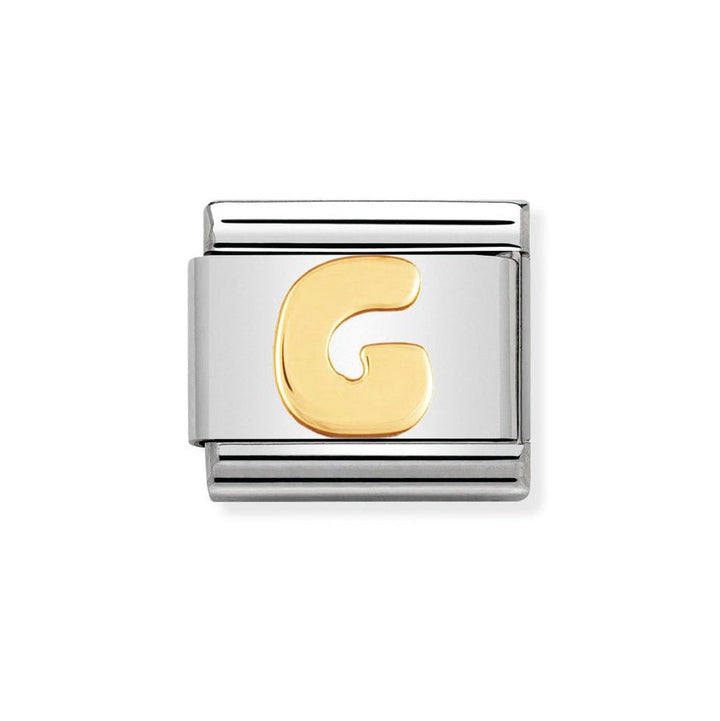 Nomination Classic 18ct Gold Plain Letter Initials A - Z Charms - MococoNomination030101/078033497010131Charms
