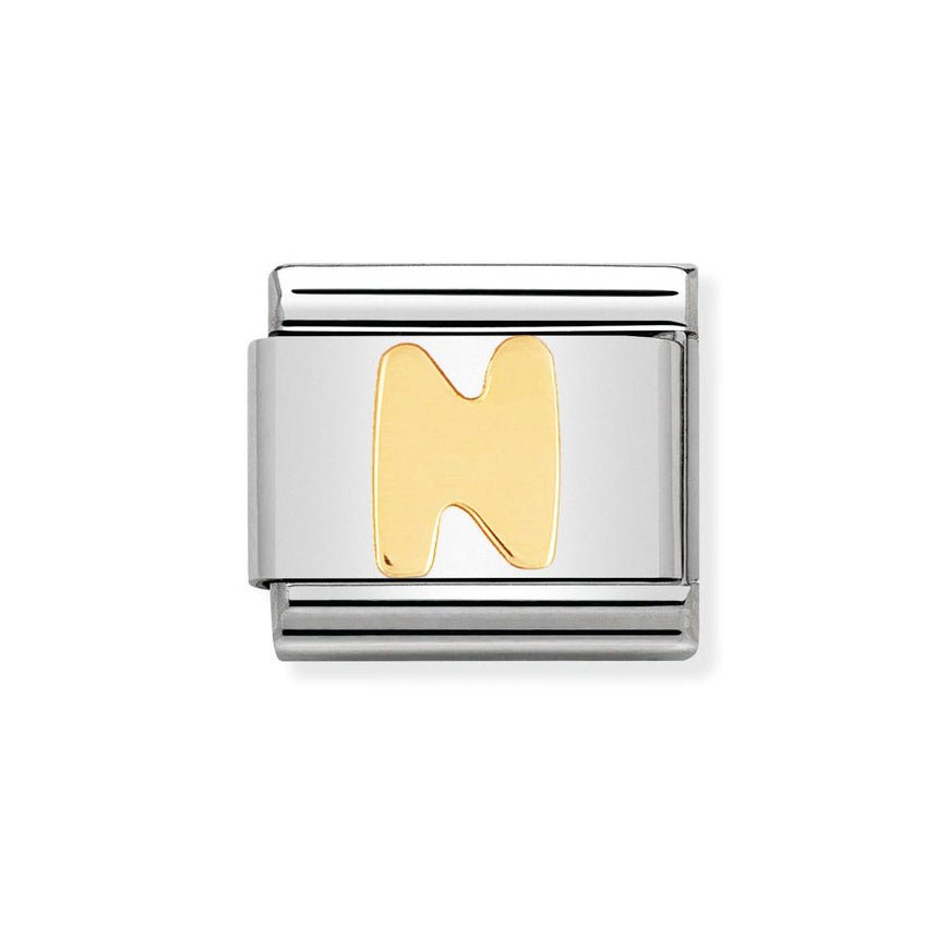 Nomination Classic 18ct Gold Plain Letter Initials A - Z Charms - MococoNomination030101/148033497010209Charms