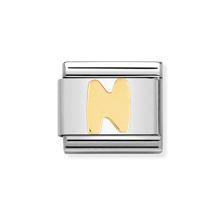Nomination Classic 18ct Gold Plain Letter Initials A - Z Charms - MococoNomination030101/148033497010209Charms