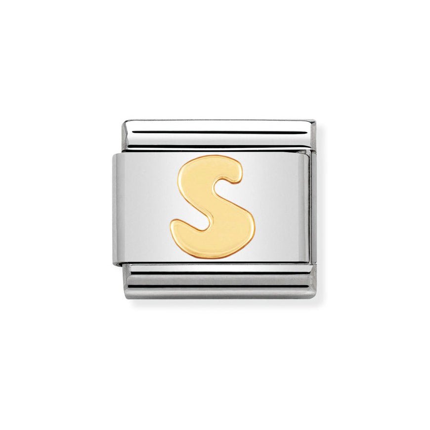 Nomination Classic 18ct Gold Plain Letter Initials A - Z Charms - MococoNomination030101/198033497010254Charms