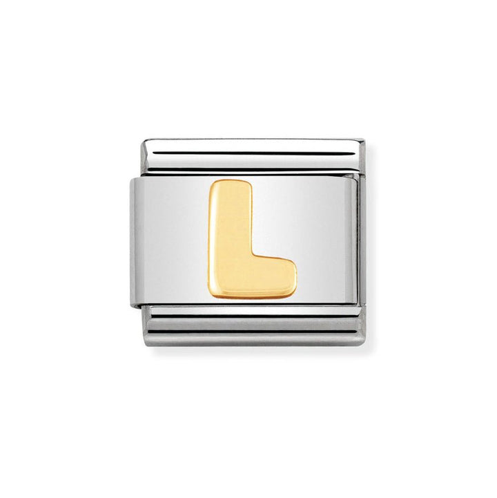 Nomination Classic 18ct Gold Plain Letter Initials A - Z Charms - MococoNomination030101/128033497010186Charms