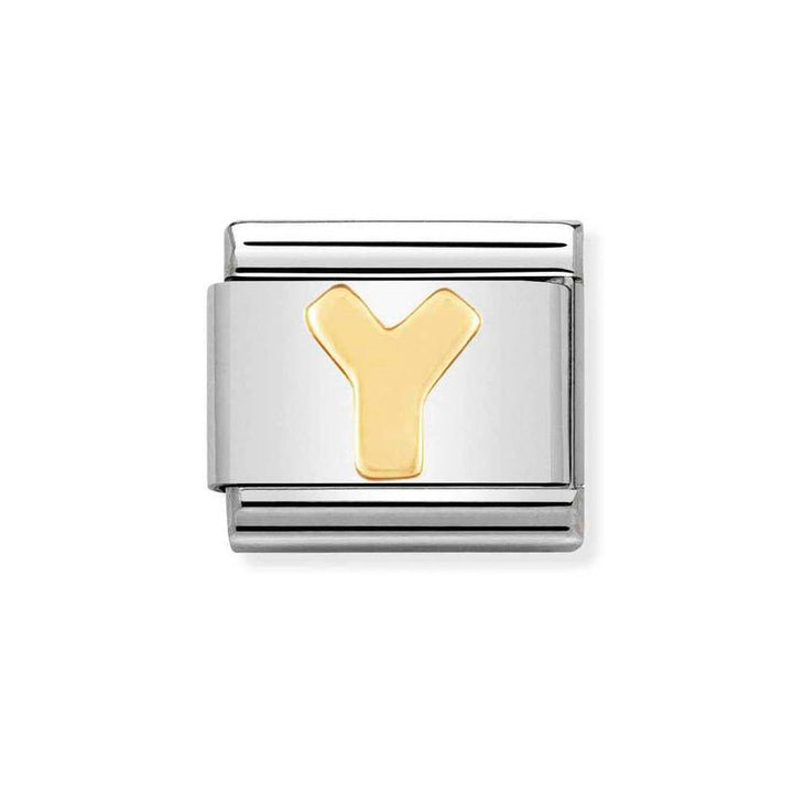 Nomination Classic 18ct Gold Plain Letter Initials A - Z Charms - MococoNomination030101/258033497010308Charms