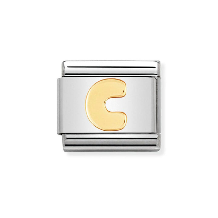 Nomination Classic 18ct Gold Plain Letter Initials A - Z Charms - MococoNomination030101/038033497010094Charms