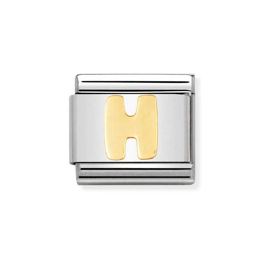Nomination Classic 18ct Gold Plain Letter Initials A - Z Charms - MococoNomination030101/088033497010148Charms