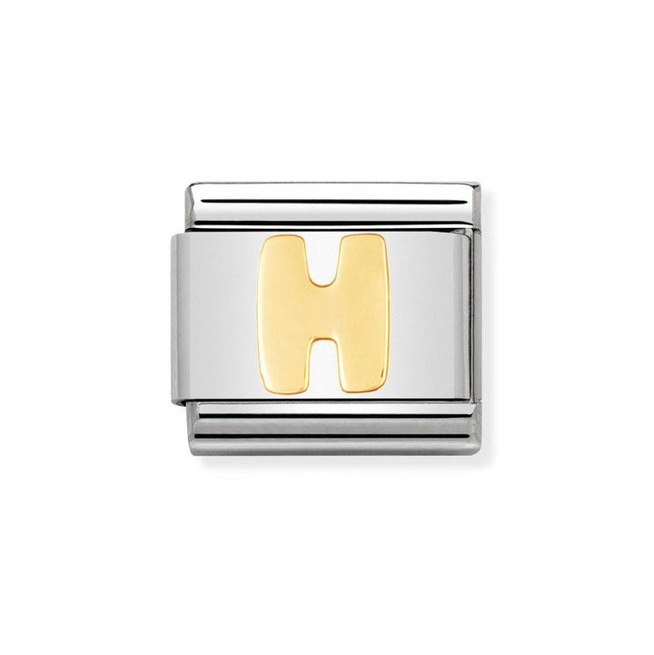 Nomination Classic 18ct Gold Plain Letter Initials A - Z Charms - MococoNomination030101/088033497010148Charms