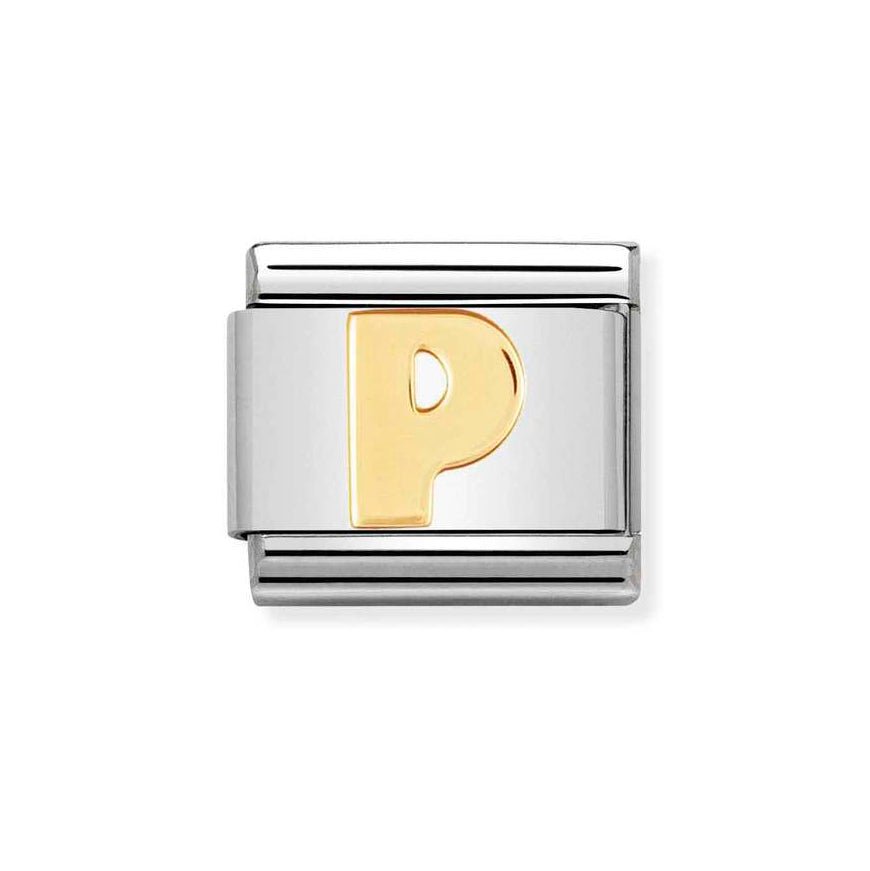 Nomination Classic 18ct Gold Plain Letter Initials A - Z Charms - MococoNomination030101/168033497010223Charms