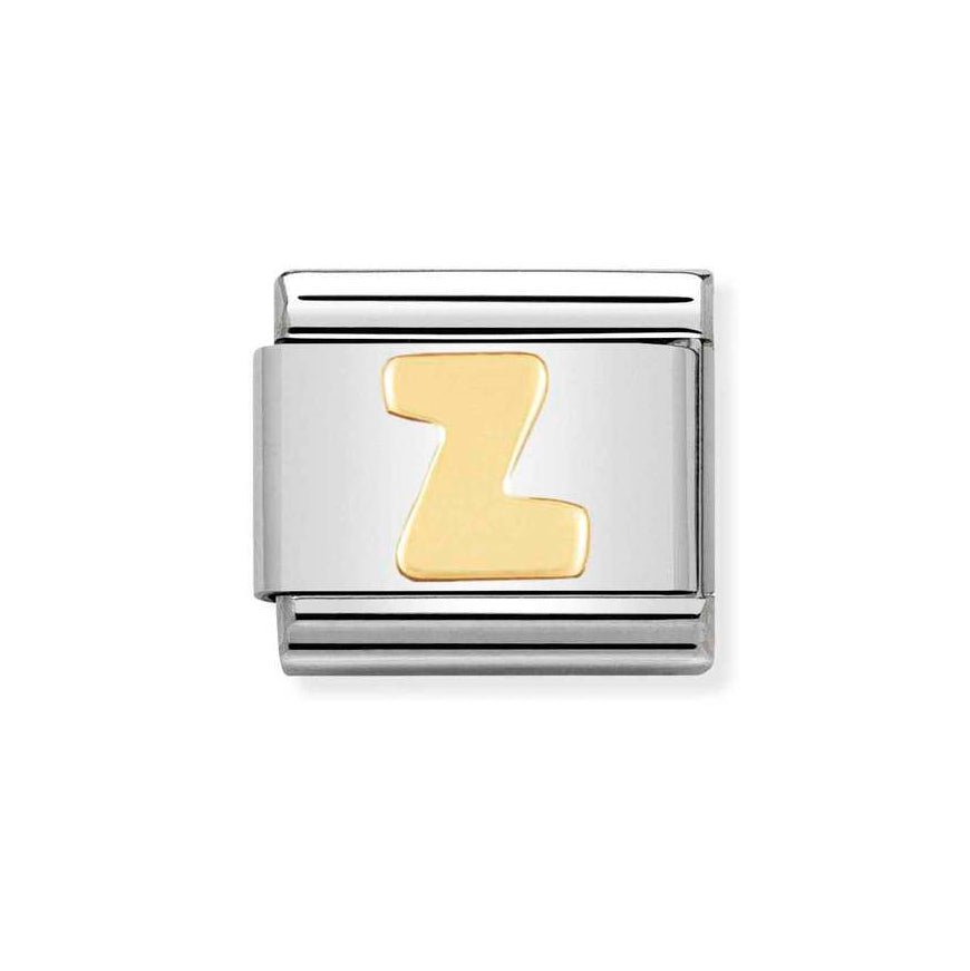 Nomination Classic 18ct Gold Plain Letter Initials A - Z Charms - MococoNomination030101/268033497010315Charms