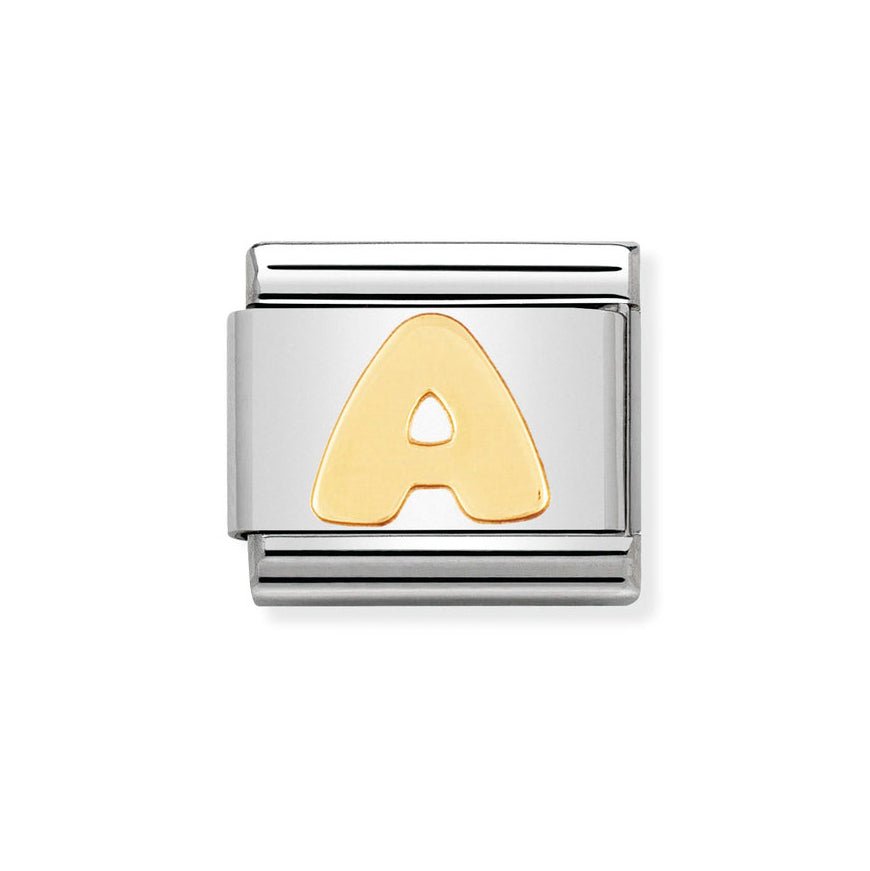 Nomination Classic 18ct Gold Plain Letter Initials A - Z Charms - MococoNomination030101/018033497010070Charms