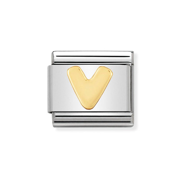 Nomination Classic 18ct Gold Plain Letter Initials A - Z Charms - MococoNomination030101/228033497010285Charms