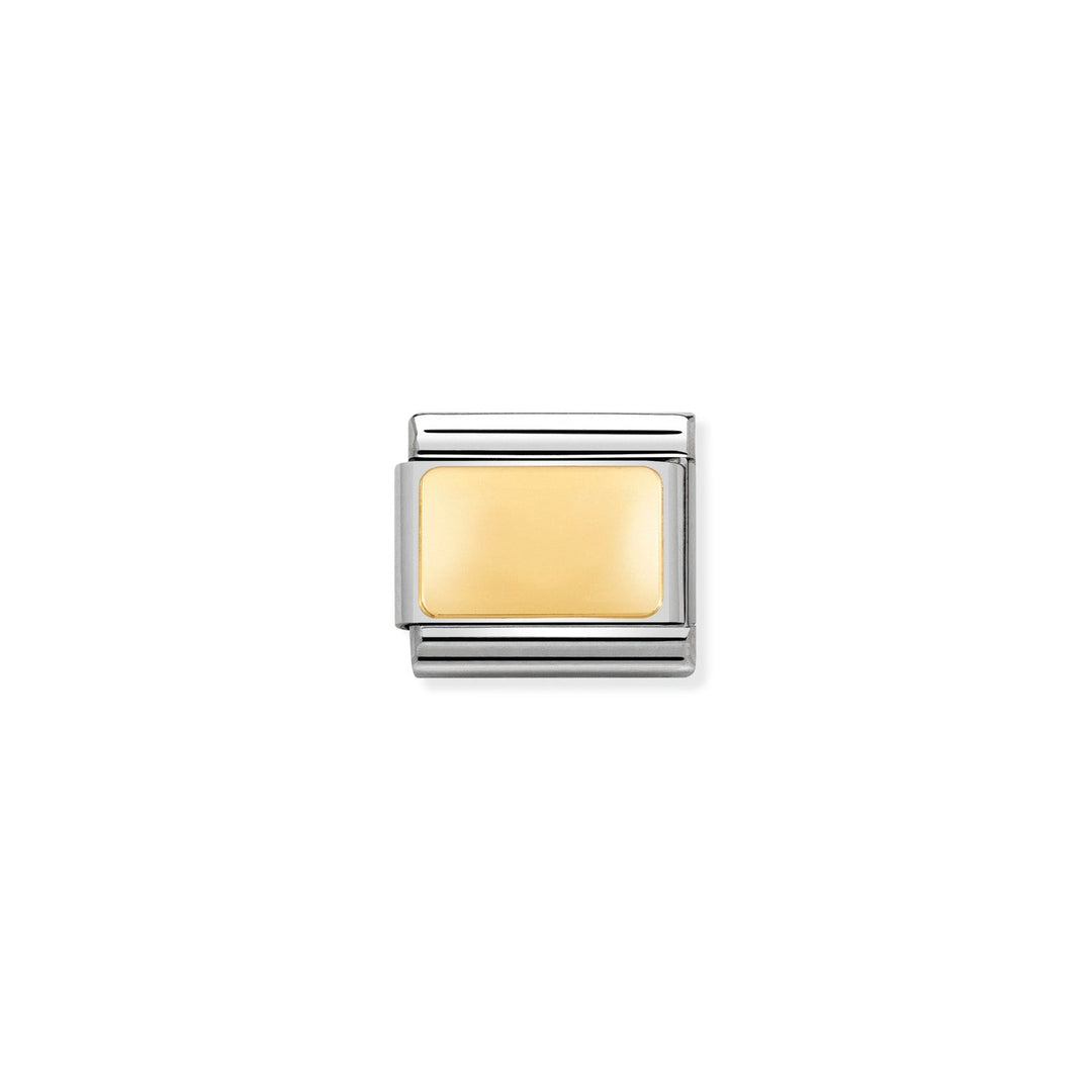Nomination Classic 18ct Gold Plate Engravable Charm - MococoNomination030121/01/WEBCharms and Links