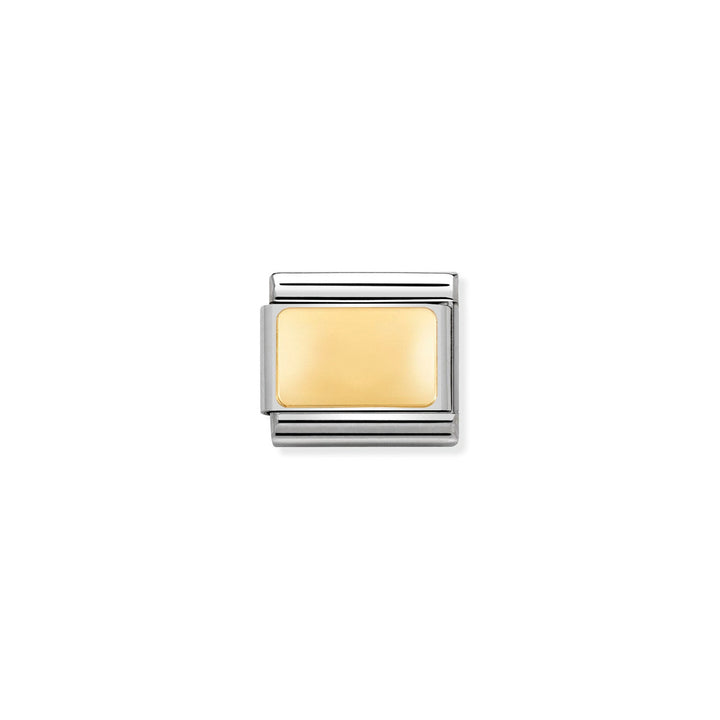 Nomination Classic 18ct Gold Plate Engravable Charm - MococoNomination030121/01/WEBCharms and Links
