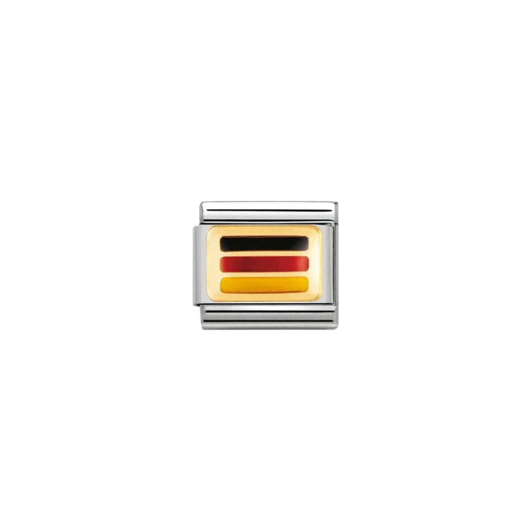 Nomination Classic 18k Gold and Enamel Germany Flag Charm - MococoNomination030234/148033497040992Charms