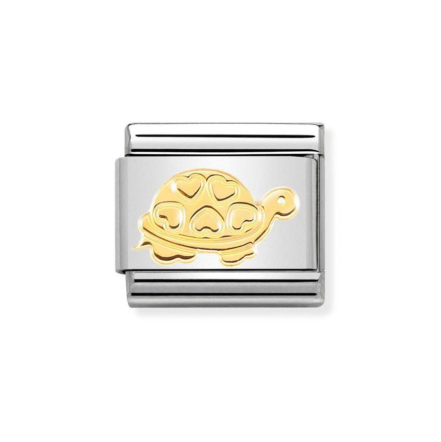 Nomination Classic 18k Gold Turtle With Hearts Charm - MococoNomination030162/518033497460806Charms and Links