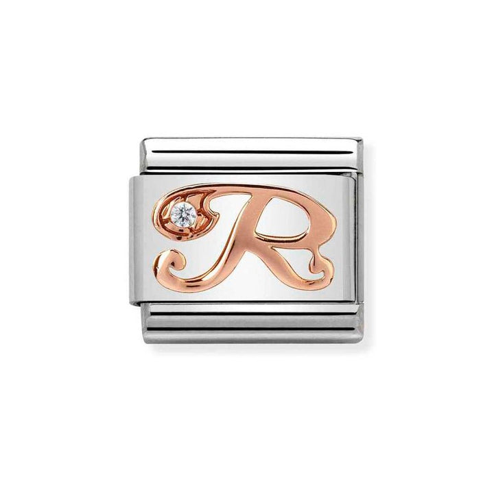 Nomination Classic 9ct Rose Gold CZ Letter Initials A - Z Charms - MococoNomination430310/188033497409348Charms