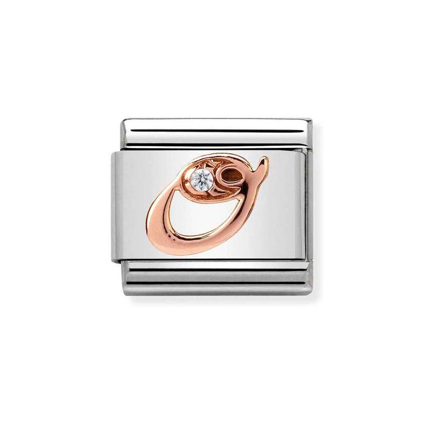 Nomination Classic 9ct Rose Gold CZ Letter Initials A - Z Charms - MococoNomination430310/158033497409317Charms