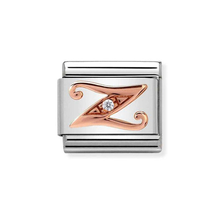 Nomination Classic 9ct Rose Gold CZ Letter Initials A - Z Charms - MococoNomination430310/268033497409423Charms