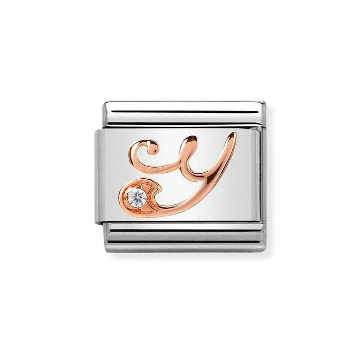 Nomination Classic 9ct Rose Gold CZ Letter Initials A - Z Charms - MococoNomination430310/258033497409416Charms