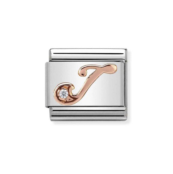 Nomination Classic 9ct Rose Gold CZ Letter Initials A - Z Charms - MococoNomination430310/108033497409263Charms