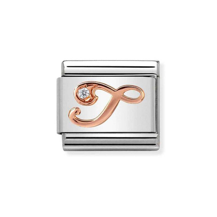 Nomination Classic 9ct Rose Gold CZ Letter Initials A - Z Charms - MococoNomination430310/208033497409362Charms