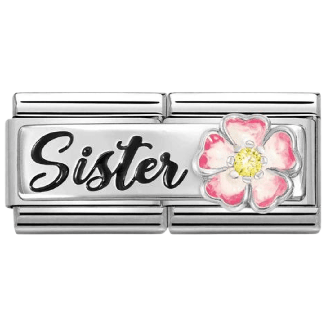 Nomination Classic Double Sister Flower Charm - MococoNomination330734/158033497550194Charms and Links