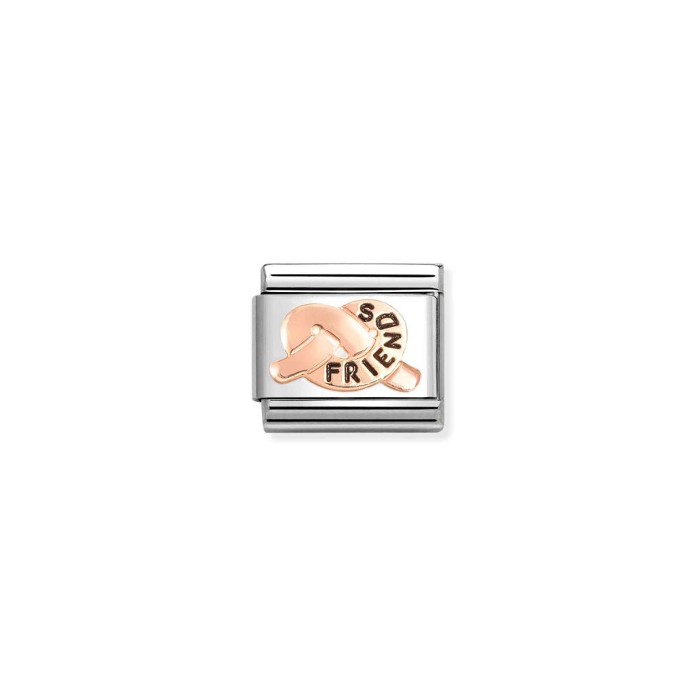Nomination Classic Friends Promises Knot Rose Gold Charm - MococoNomination430202/368033497549648Charms and Links