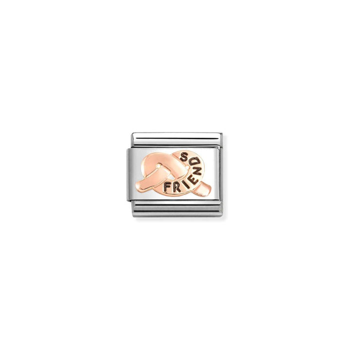 Nomination Classic Friends Promises Knot Rose Gold Charm - MococoNomination430202/368033497549648Charms and Links