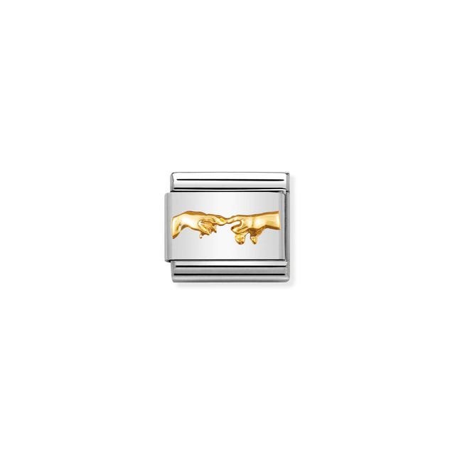Nomination Classic Gold Creation of Adam Charm - MococoNomination030122/128033497012333Charms