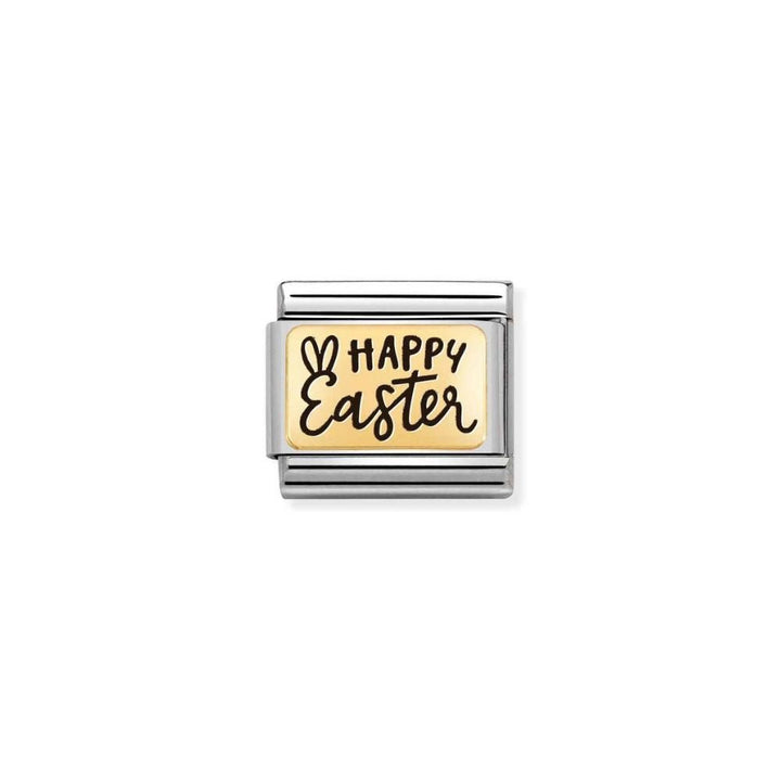 Nomination Classic Gold Happy Easter Charm - MococoNomination030166/328033497528636Charms and Links