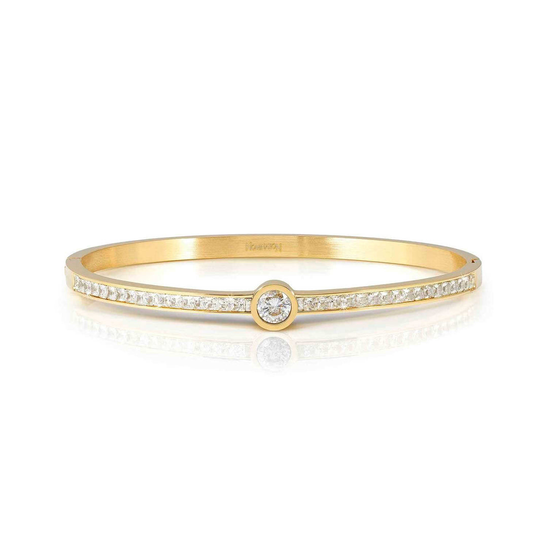 Nomination Classic Gold Pretty Pave Medium Bangle - MococoNomination029520/0208033497562890Charms and Links