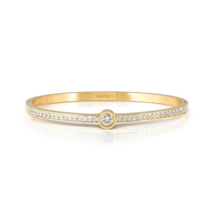 Nomination Classic Gold Pretty Pave Medium Bangle - MococoNomination029520/0208033497562890Charms and Links