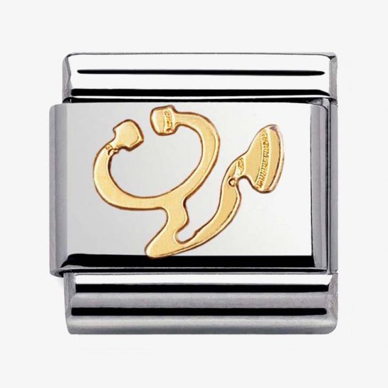 Nomination Classic Gold Stethoscope Charm - MococoNomination030109/178033497036957Charms and Links