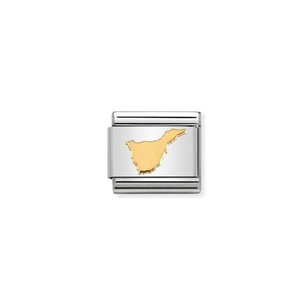 Nomination Classic Gold Tenerife Island Charm - MococoNomination030128/148033497348241Charms