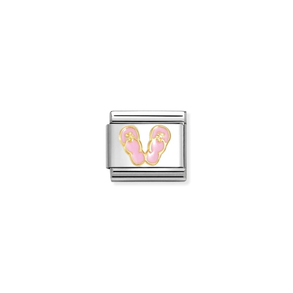 Nomination Classic Pink Flip - Flops Charm - MococoNomination030272/898033497549259Charms and Links