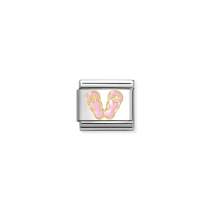 Nomination Classic Pink Flip - Flops Charm - MococoNomination030272/898033497549259Charms and Links