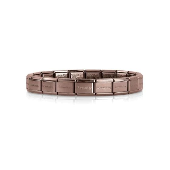 Nomination Classic Plain Matt Chocolate Brown Starter Bracelet - MococoNominationBracelets