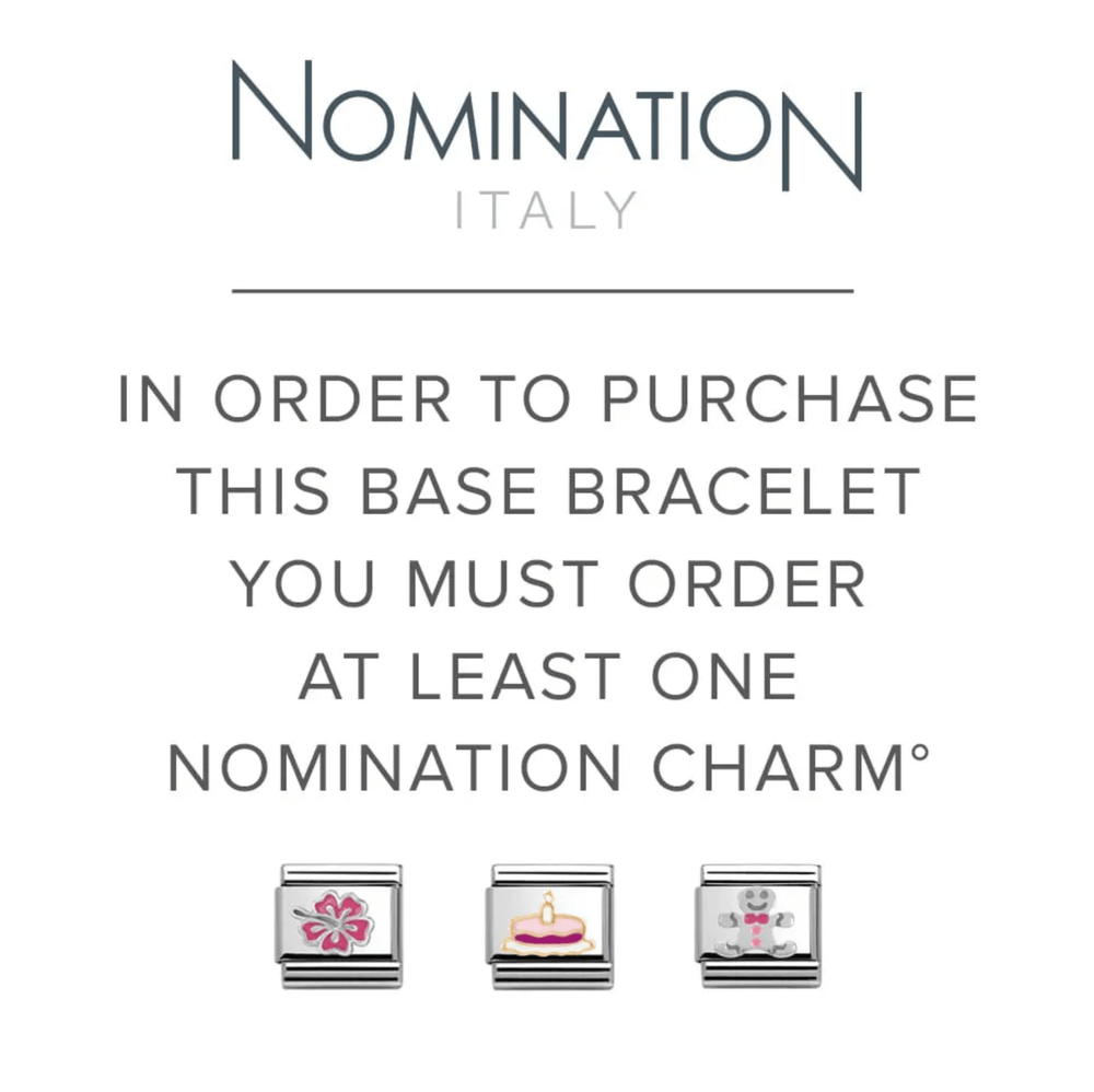 Nomination Classic Plain Matt Iridescent Starter Bracelet Links - MococoNominationBracelets
