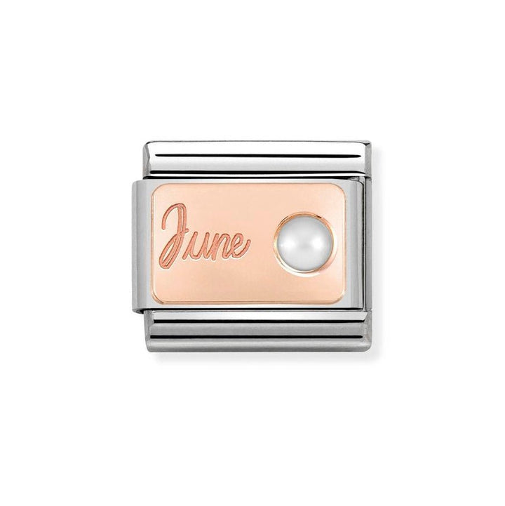 Nomination Classic Rose Gold Birth Month Stone Charm - MococoNomination430508/068033497441089Charms and Links