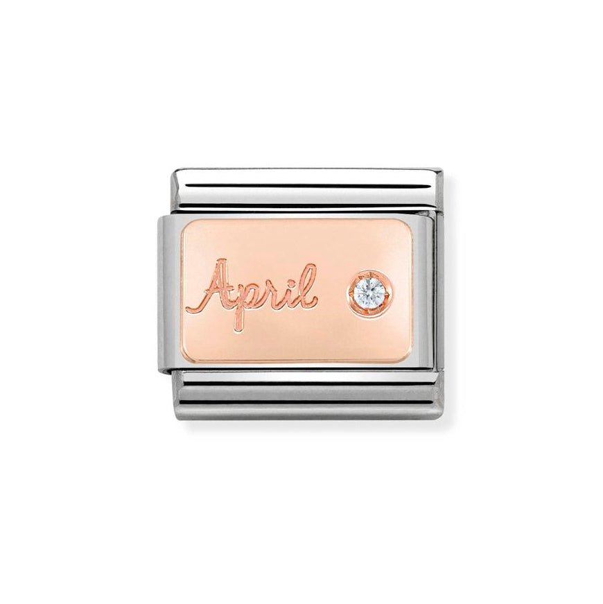 Nomination Classic Rose Gold Birth Month Stone Charm - MococoNomination430508/048033497441065Charms and Links