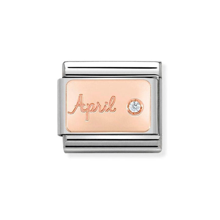 Nomination Classic Rose Gold Birth Month Stone Charm - MococoNomination430508/048033497441065Charms and Links