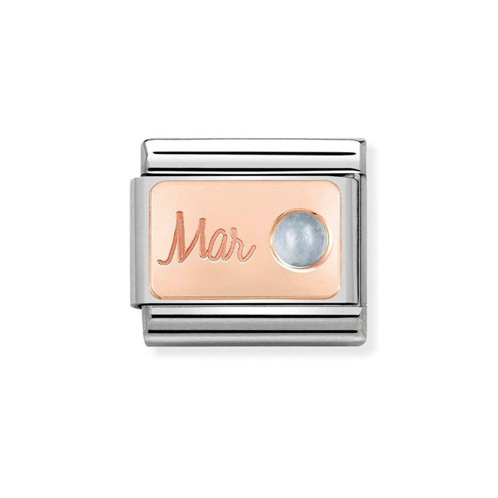 Nomination Classic Rose Gold Birth Month Stone Charm - MococoNomination430508/038033497441058Charms and Links