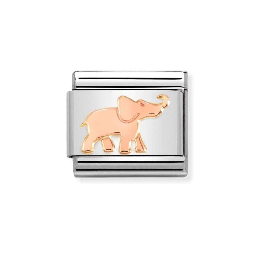 Nomination Classic Rose Gold Elephant Charm - MococoNomination430104/458033497528339Charms and Links