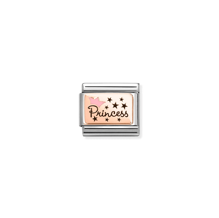 Nomination Classic Rose Gold Pink Princess Crown Charm - MococoNomination430204/028033497565679Charms and Links