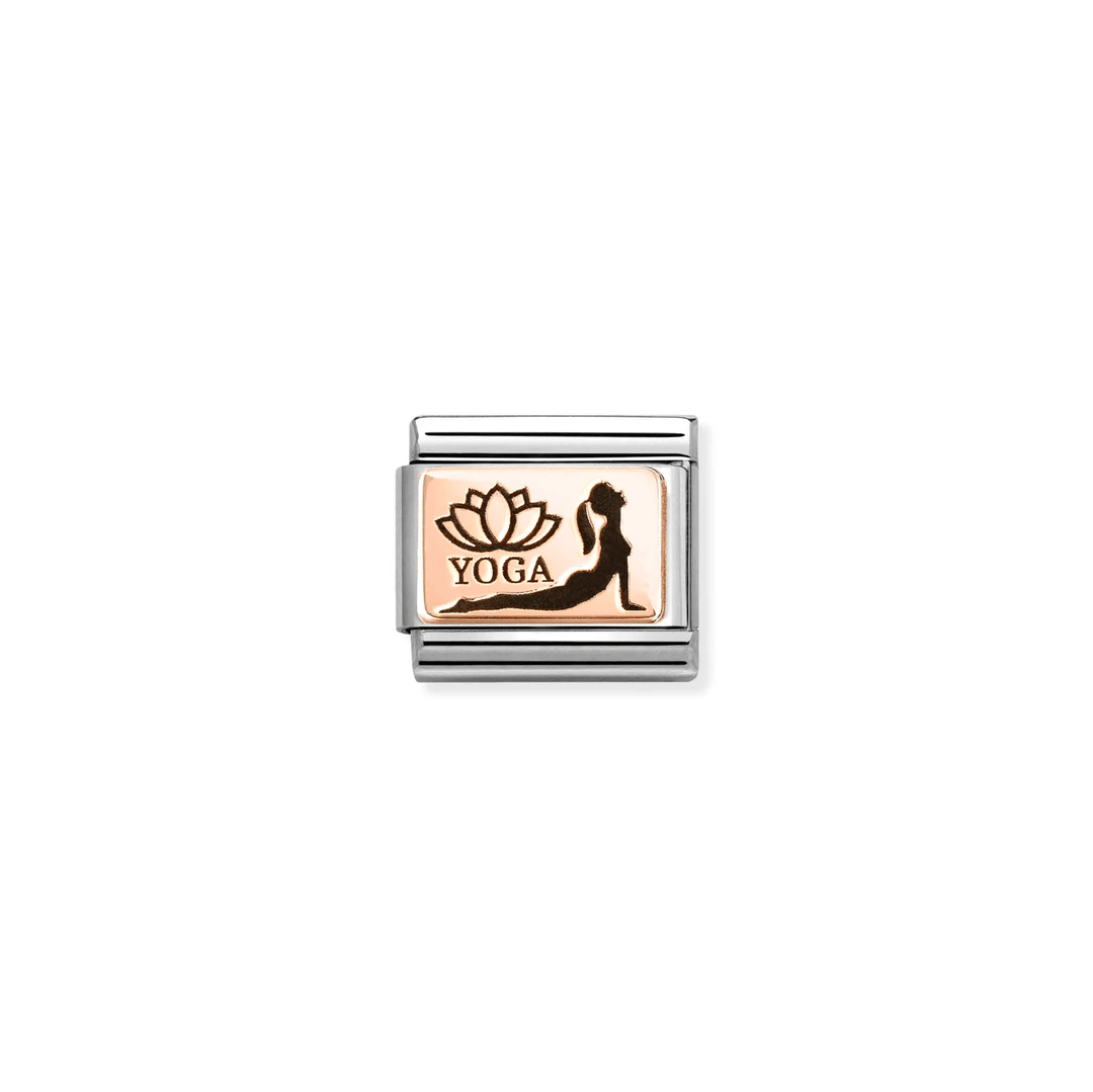 Nomination Classic Rose Gold Yoga Charm - MococoNomination430111/328033497565624Charms and Links