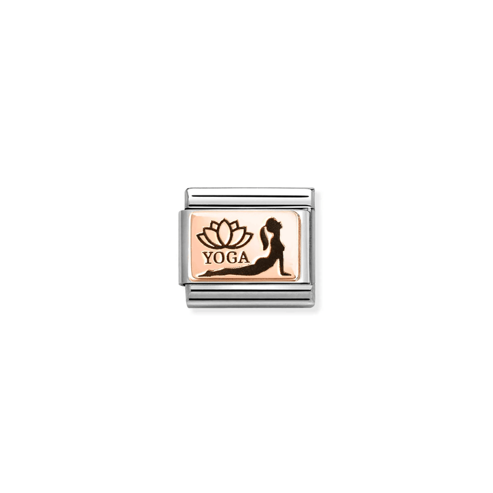 Nomination Classic Rose Gold Yoga Charm - MococoNomination430111/328033497565624Charms and Links